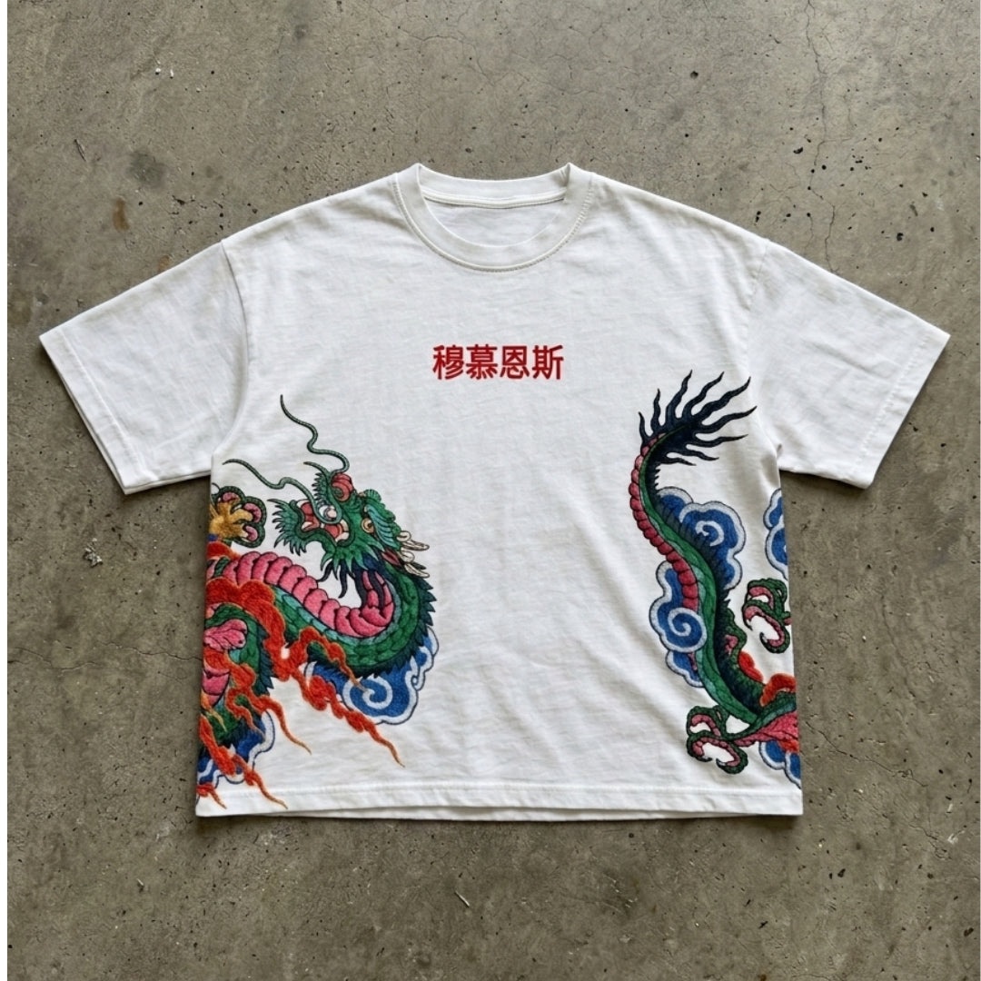 CHINESE DRAGON UNISEX TEE - Image 6